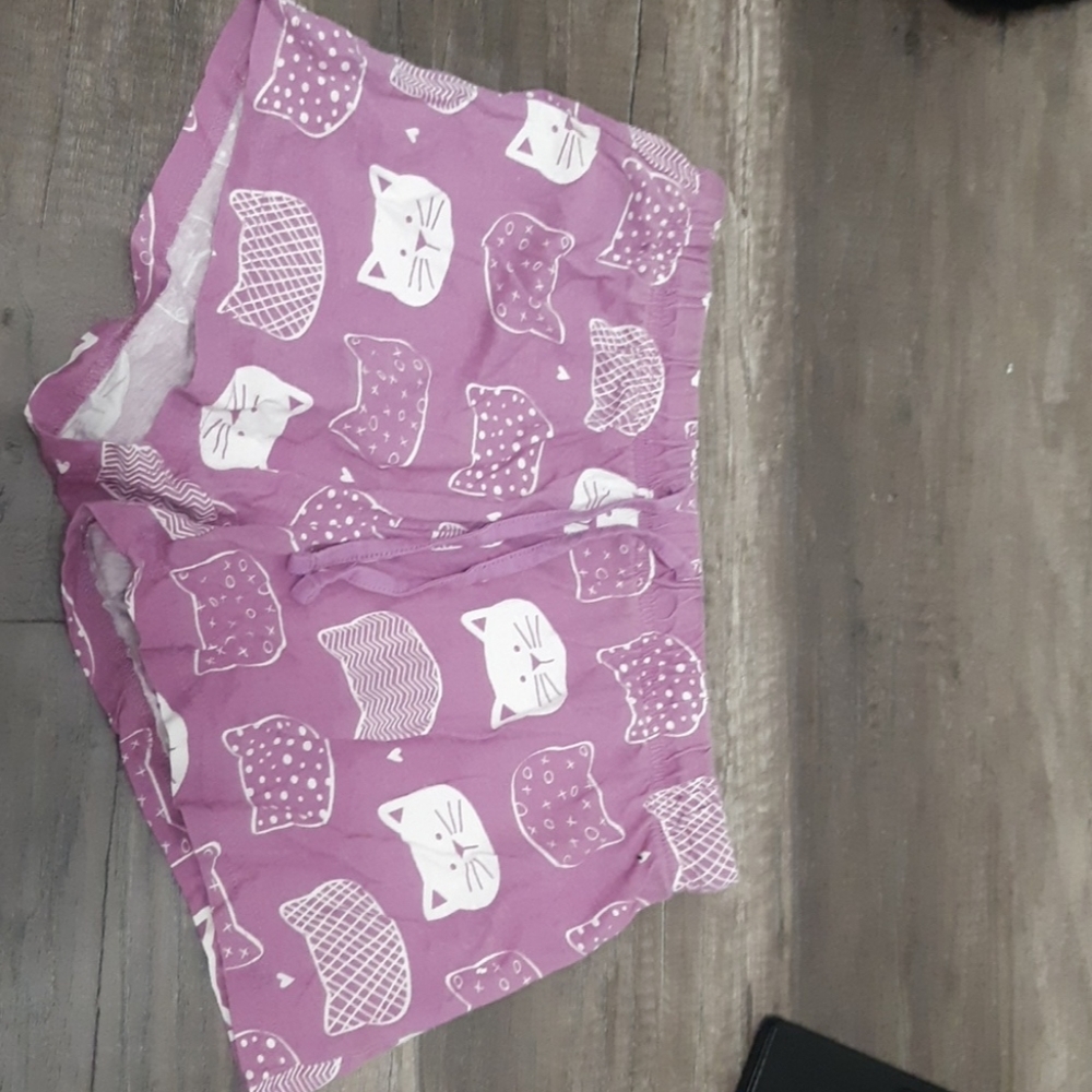 PJ SET light purple cat tank and shorts